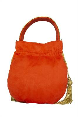 Orange Potli Bag 4