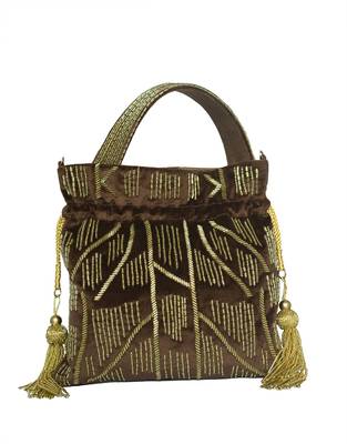 Brown Potli Bag 3
