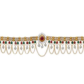 Multicolor agate waist-belt 2
