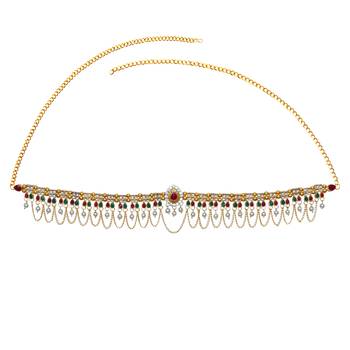 Multicolor agate waist-belt 3