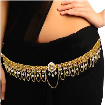 Multicolor agate waist-belt 1