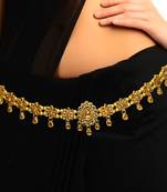 Multicolor agate waist-belt