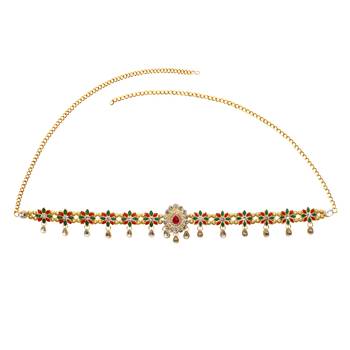 Multicolor agate waist-belt 2