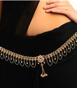 Multicolor agate waist-belt