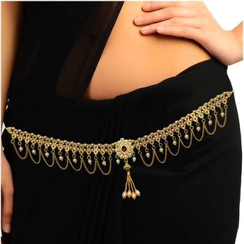 Multicolor agate waist-belt 1