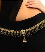 Multicolor agate waist-belt