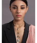 Elegant Gold and Green Necklace