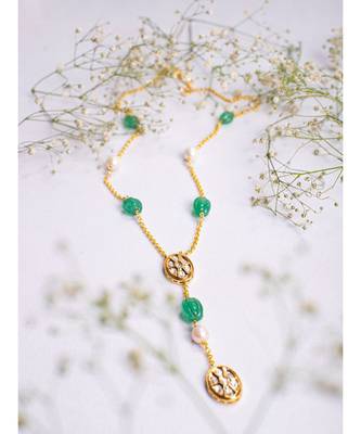 Beautiful Gold and Green Necklace 2