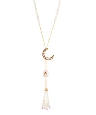 Stunning Gold and White Necklace 3