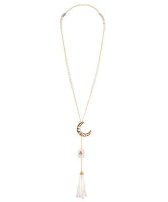 Stunning Gold and White Necklace 4