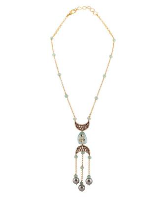 Elite Gold and Green Necklace 4