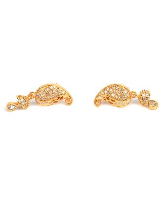 Gold plated Stone Earrings 3