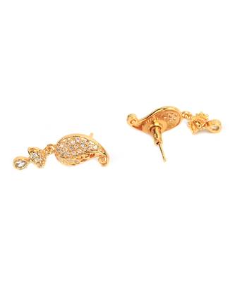 Gold plated Stone Earrings 4
