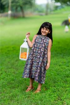 Blue Brocade printed SQUIRREL AND BUNNY SASH DRESS