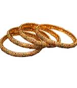 Copper Gold gold plated bangles