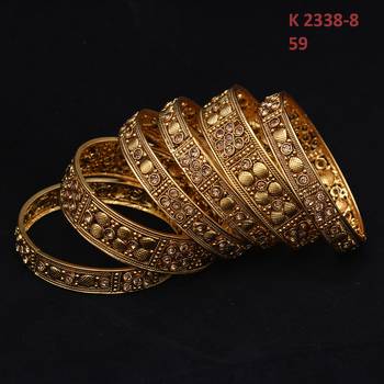 Copper Gold gold plated bangles 3