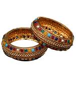 Copper Gold gold plated bangles