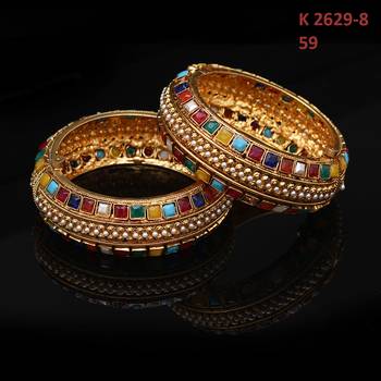 Copper Gold gold plated bangles 3