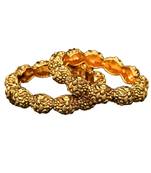 Copper Gold gold plated bangles