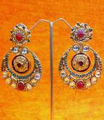 Gorgeous Kundan Like Earrings with Amazing Design by ADIVA ABARI0AEE076