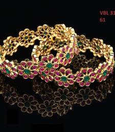 Copper Gold gold plated bangles
