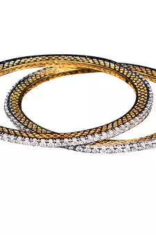 Copper Gold gold plated bangles