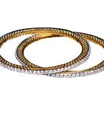 Copper Gold gold plated bangles