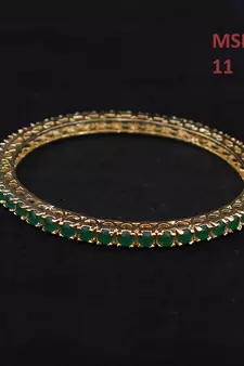 Copper Gold gold plated bangles