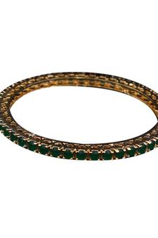 Copper Gold gold plated bangles