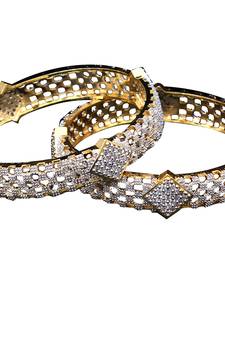 Copper Gold gold plated bangles