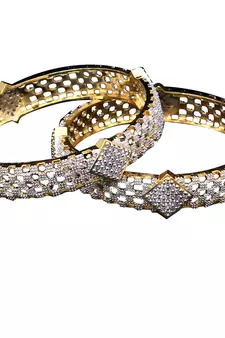 Copper Gold gold plated bangles