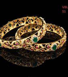 Copper Gold gold plated bangles