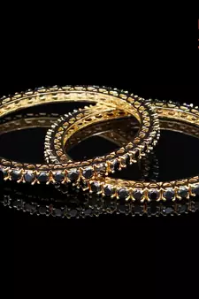 Copper Gold gold plated bangles
