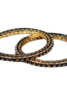 Copper Gold gold plated bangles