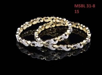 Copper Gold gold plated bangles 3