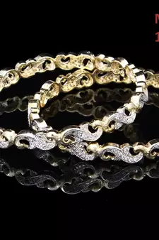 Copper Gold gold plated bangles