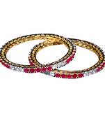 Copper Gold gold plated bangles