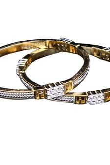 Copper Gold gold plated bangles