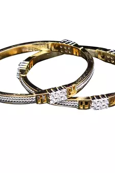 Copper Gold gold plated bangles