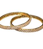 Copper Gold gold plated bangles