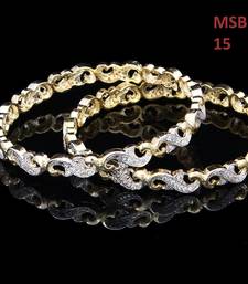 Copper Gold gold plated bangles