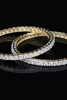 Copper Gold gold plated bangles