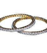 Copper Gold gold plated bangles