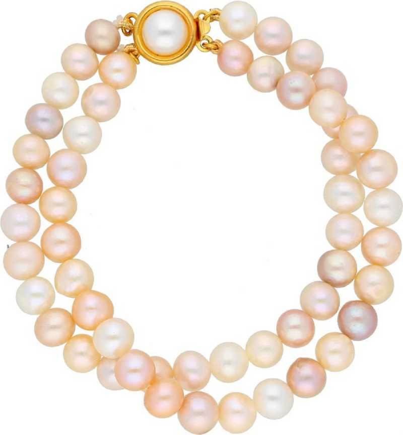 Pink pearl bracelets