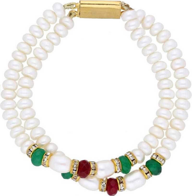Multicolor pearl bracelets