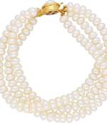 White pearl bracelets
