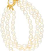 White pearl bracelets