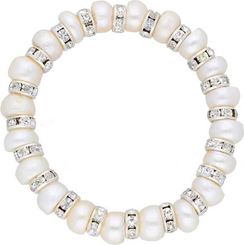 White pearl bracelets