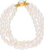 White pearl bracelets