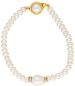 White pearl bracelets